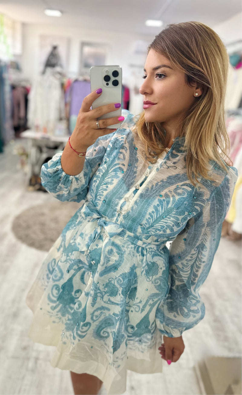 Kék motívumok // Blue Ruha