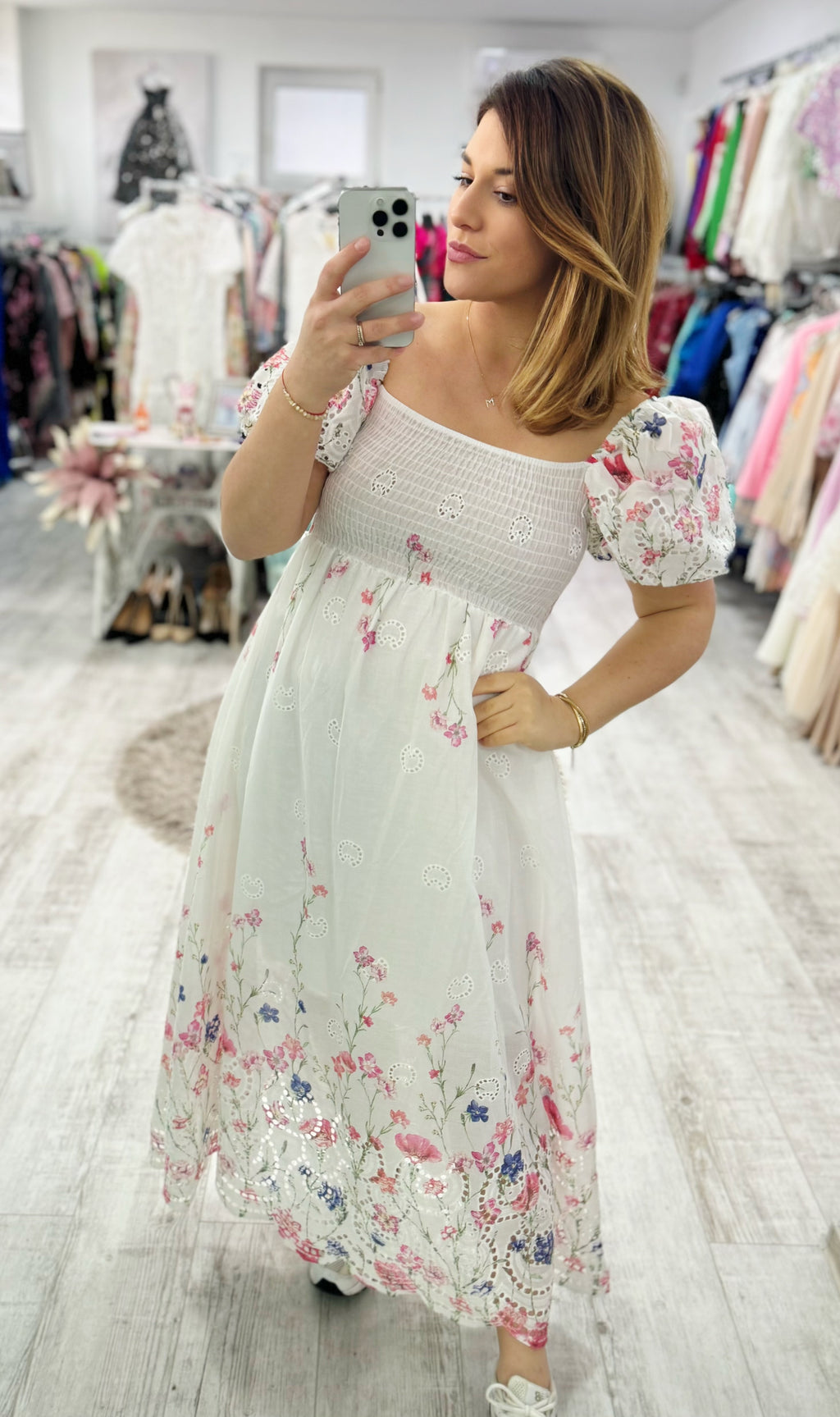 Élénk színek // Positano ruha maxi