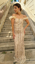 Aranyló maxi // Gold Ruha
