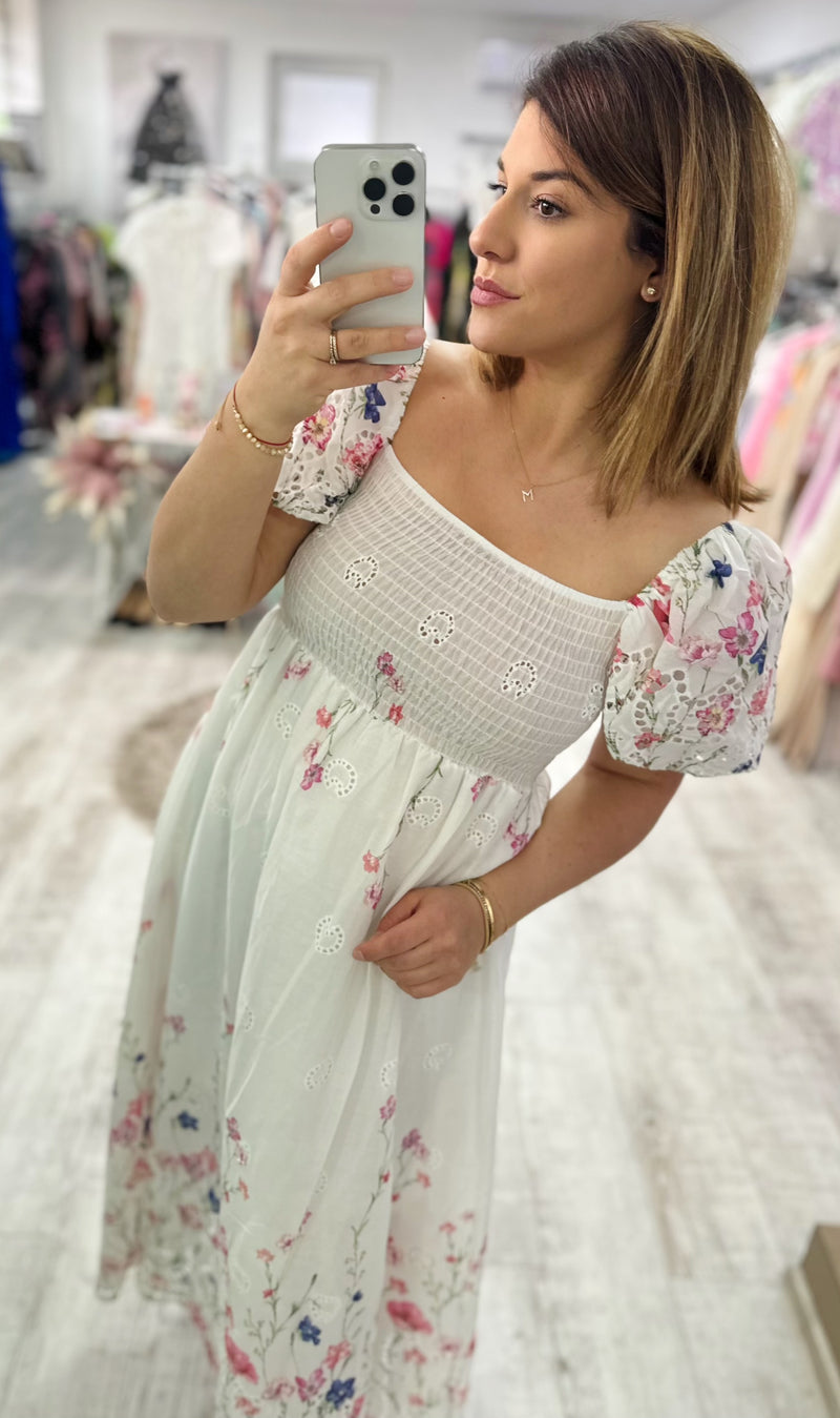 Élénk színek // Positano ruha maxi