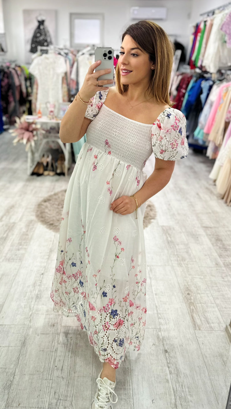 Élénk színek // Positano ruha maxi