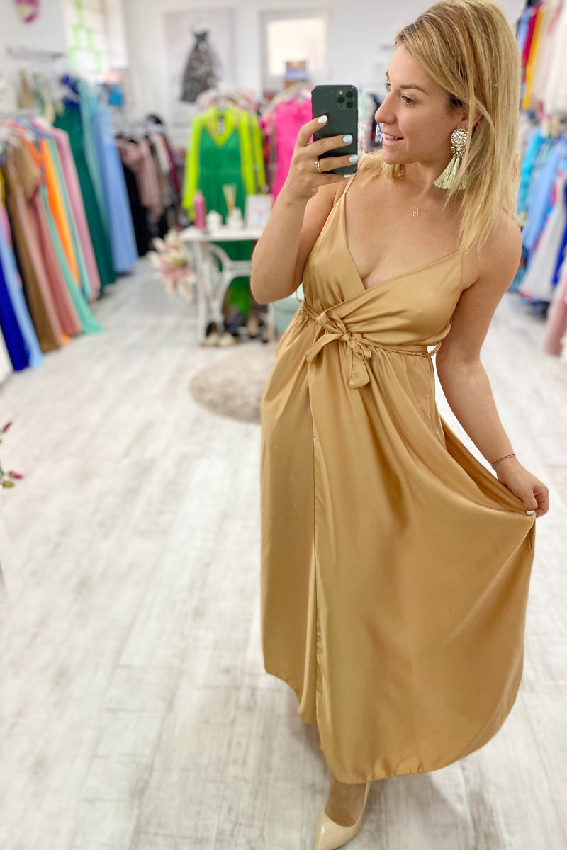 Szatén maxi // Firenze Ruha